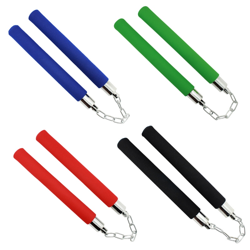 Martial Arts Training Foam Sponge Padded Karate Stick Nunchaku Ninja